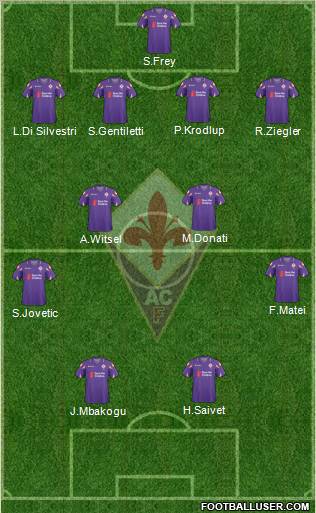Fiorentina Formation 2011