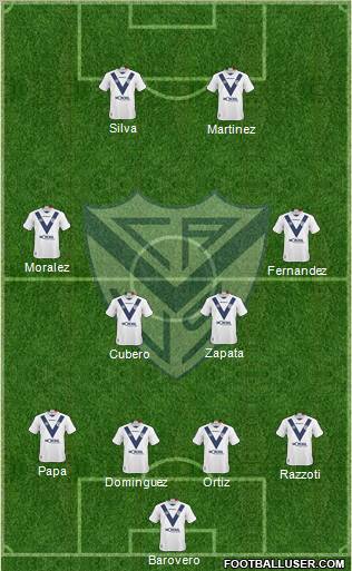 Vélez Sarsfield Formation 2011