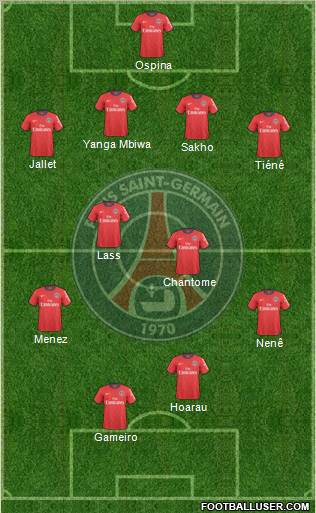 Paris Saint-Germain Formation 2011