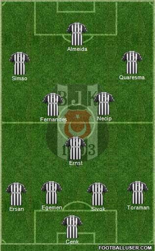 Besiktas JK Formation 2011