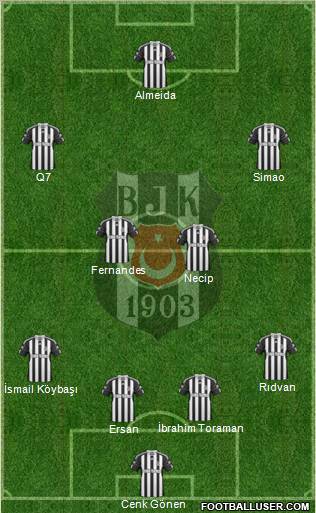 Besiktas JK Formation 2011