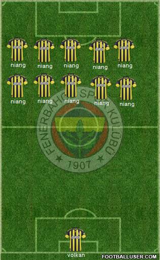 Fenerbahçe SK Formation 2011