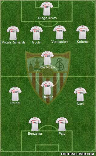 Sevilla F.C., S.A.D. Formation 2011