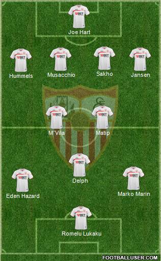 Sevilla F.C., S.A.D. Formation 2011