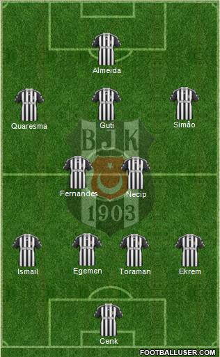 Besiktas JK Formation 2011