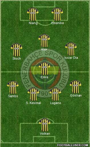 Fenerbahçe SK Formation 2011