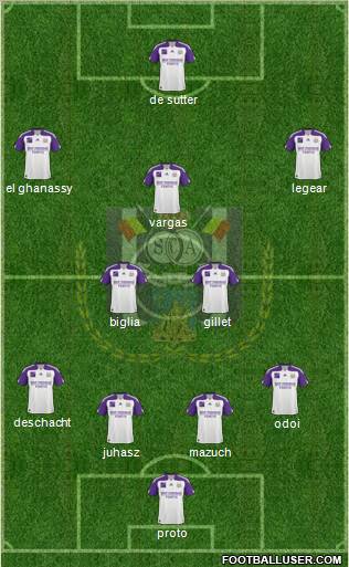 RSC Anderlecht Formation 2011
