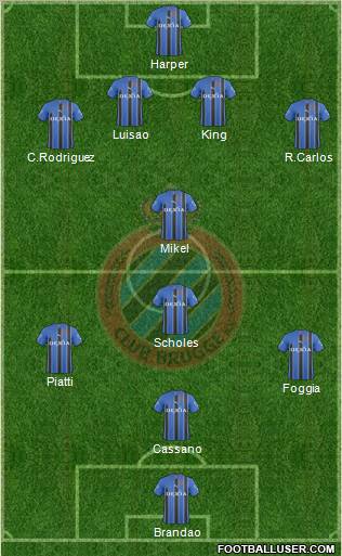 Club Brugge KV Formation 2011
