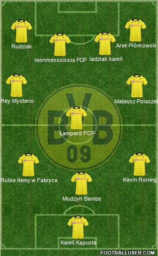 Borussia Dortmund Formation 2011