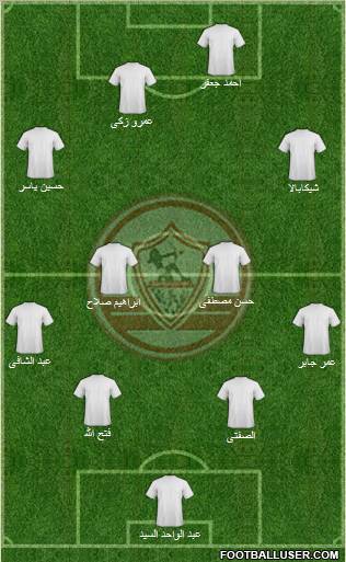 Zamalek Sporting Club Formation 2011