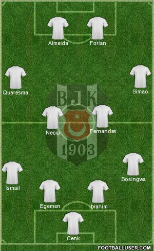 Besiktas JK Formation 2011