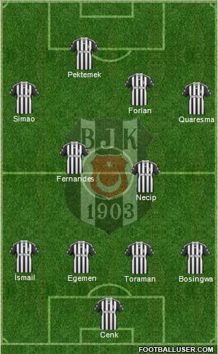 Besiktas JK Formation 2011