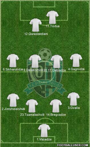 Dinamo Tbilisi Formation 2011