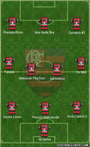 CR Flamengo Formation 2011