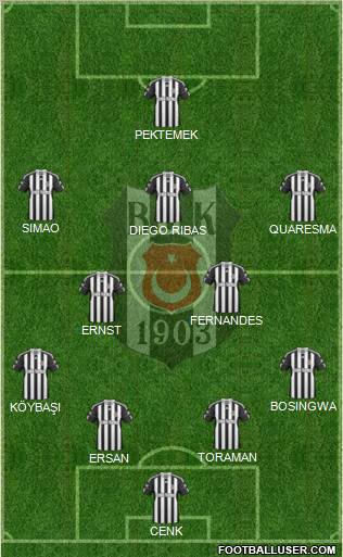 Besiktas JK Formation 2011