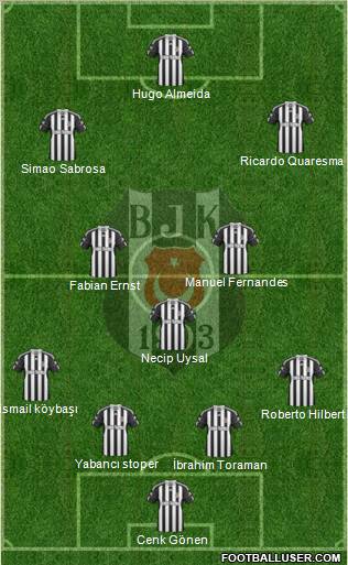 Besiktas JK Formation 2011