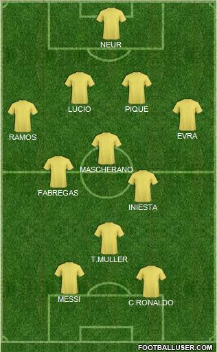 Pro Evolution Soccer Team Formation 2011