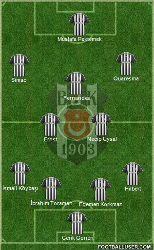 Besiktas JK Formation 2011
