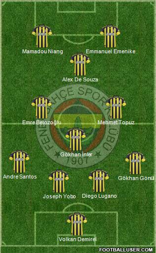 Fenerbahçe SK Formation 2011