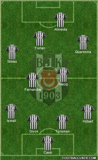 Besiktas JK Formation 2011