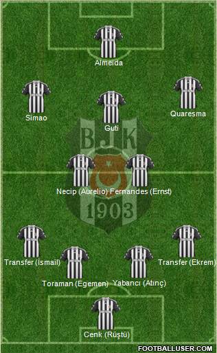 Besiktas JK Formation 2011