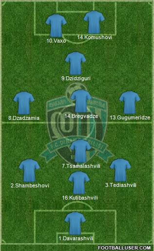 Dinamo Tbilisi Formation 2011