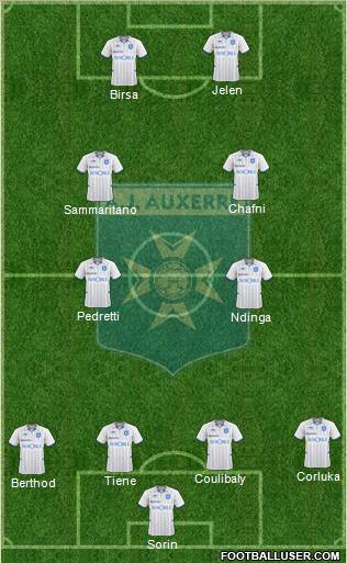 A.J. Auxerre Formation 2011