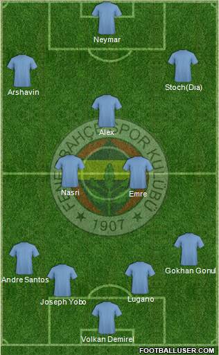 Fenerbahçe SK Formation 2011