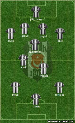 Besiktas JK Formation 2011