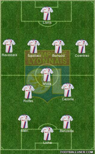Olympique Lyonnais Formation 2011