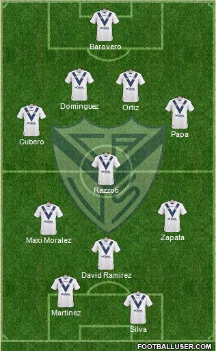 Vélez Sarsfield Formation 2011