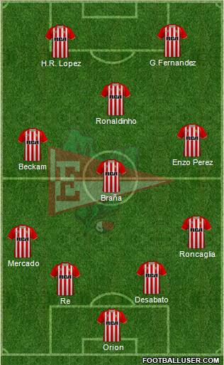 Estudiantes de La Plata football formation