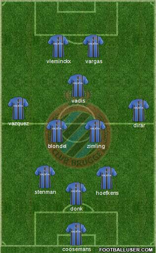 Club Brugge KV Formation 2011