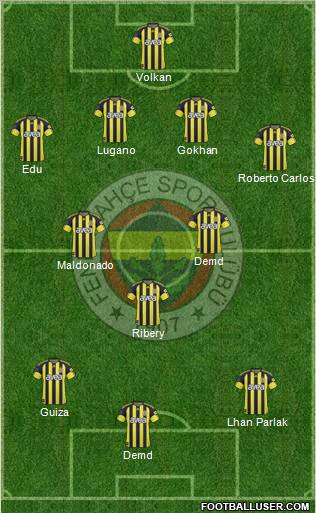 Fenerbahçe SK Formation 2011