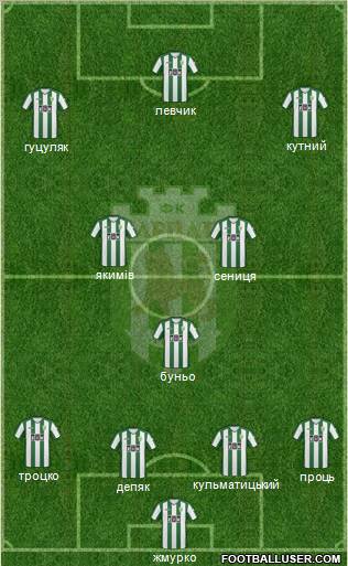 Karpaty Lviv Formation 2011