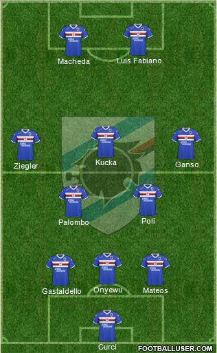 Sampdoria Formation 2011
