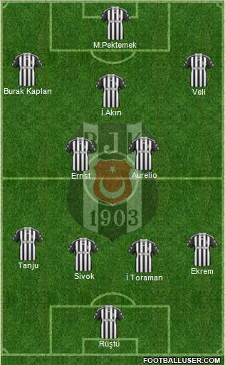 Besiktas JK Formation 2011