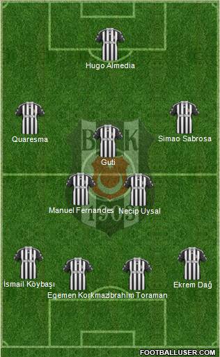 Besiktas JK Formation 2011