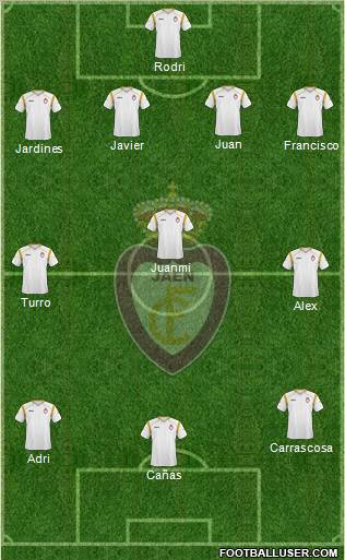 Real Jaén C.F. Formation 2011
