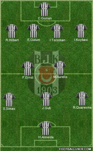Besiktas JK Formation 2011