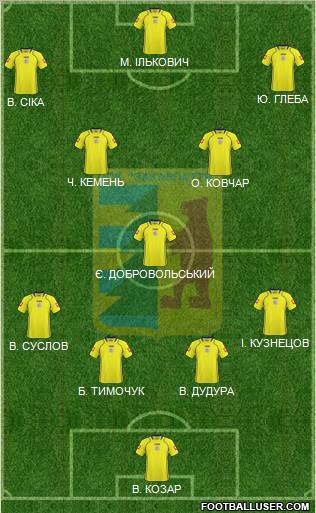 FC Zakarpattya Uzhgorod Formation 2011
