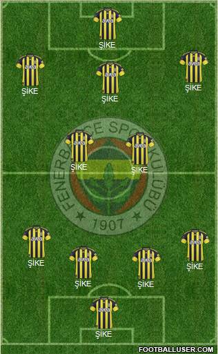 Fenerbahçe SK Formation 2011