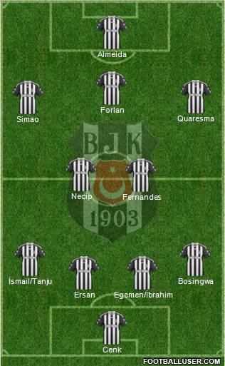 Besiktas JK Formation 2011