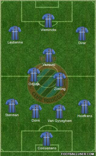 Club Brugge KV Formation 2011
