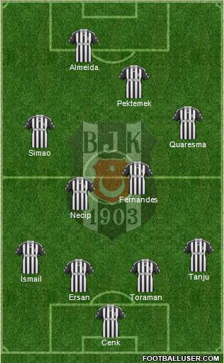 Besiktas JK Formation 2011