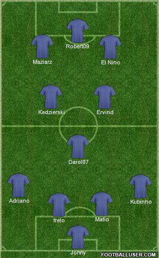Pro Evolution Soccer Team Formation 2011