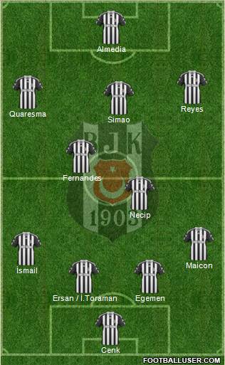 Besiktas JK Formation 2011
