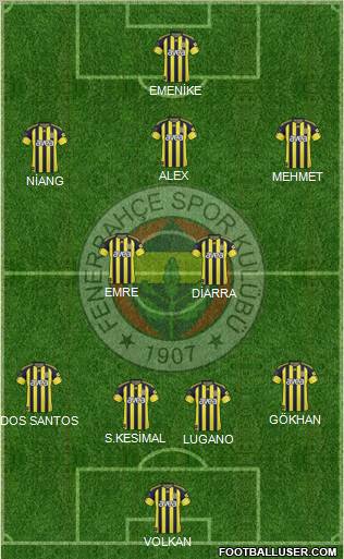 Fenerbahçe SK Formation 2011