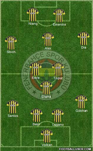 Fenerbahçe SK Formation 2011