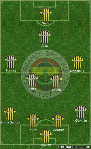 Fenerbahçe SK Formation 2011